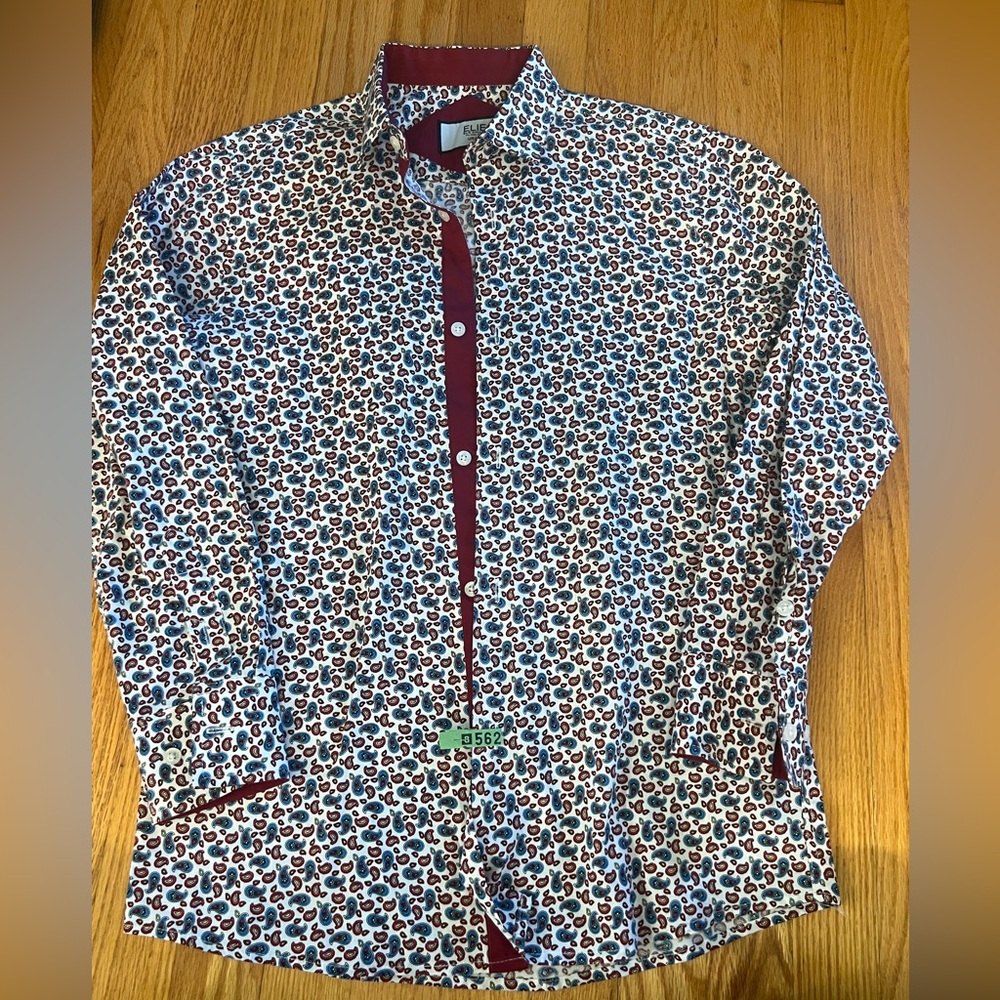 ELIE BALLEH Boy's Paisley Dress Shirt